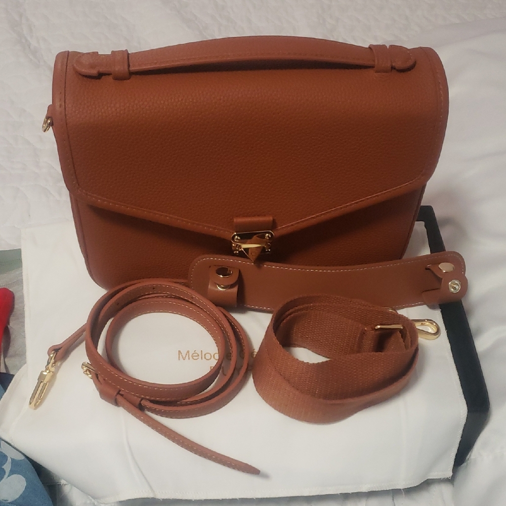Melodie Cecile Bag With Free Shoulder Pad For Strap.